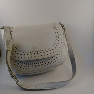 Carlos by Carlos Santana White Handbag